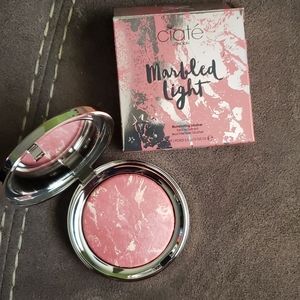 Marbled light blush
